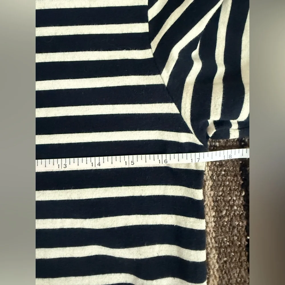 KULE Tee Dress Navy White Stripes Small - Picture 9 of 10